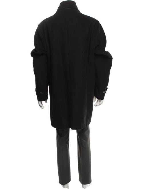 Burberry Nova Check Pattern Wool Parka