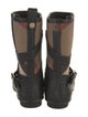 Burberry Nova Check Pattern Rubber Rain Boots