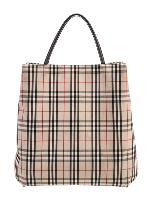 Burberry Nova Check Top Handle Bag