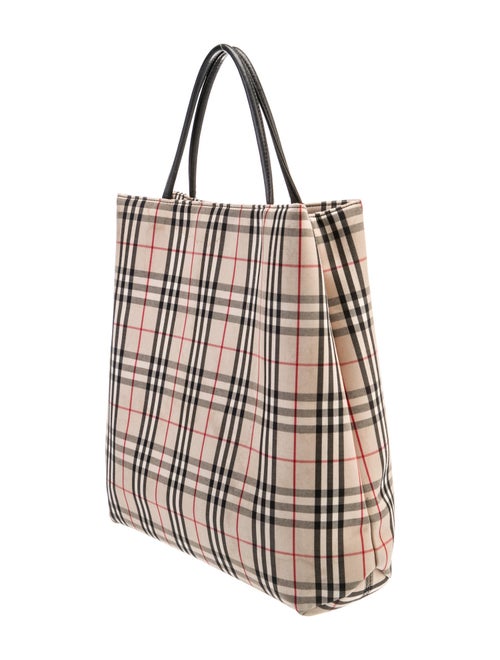Burberry Nova Check Top Handle Bag
