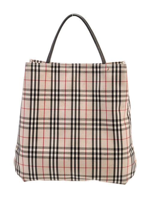 Burberry Nova Check Top Handle Bag