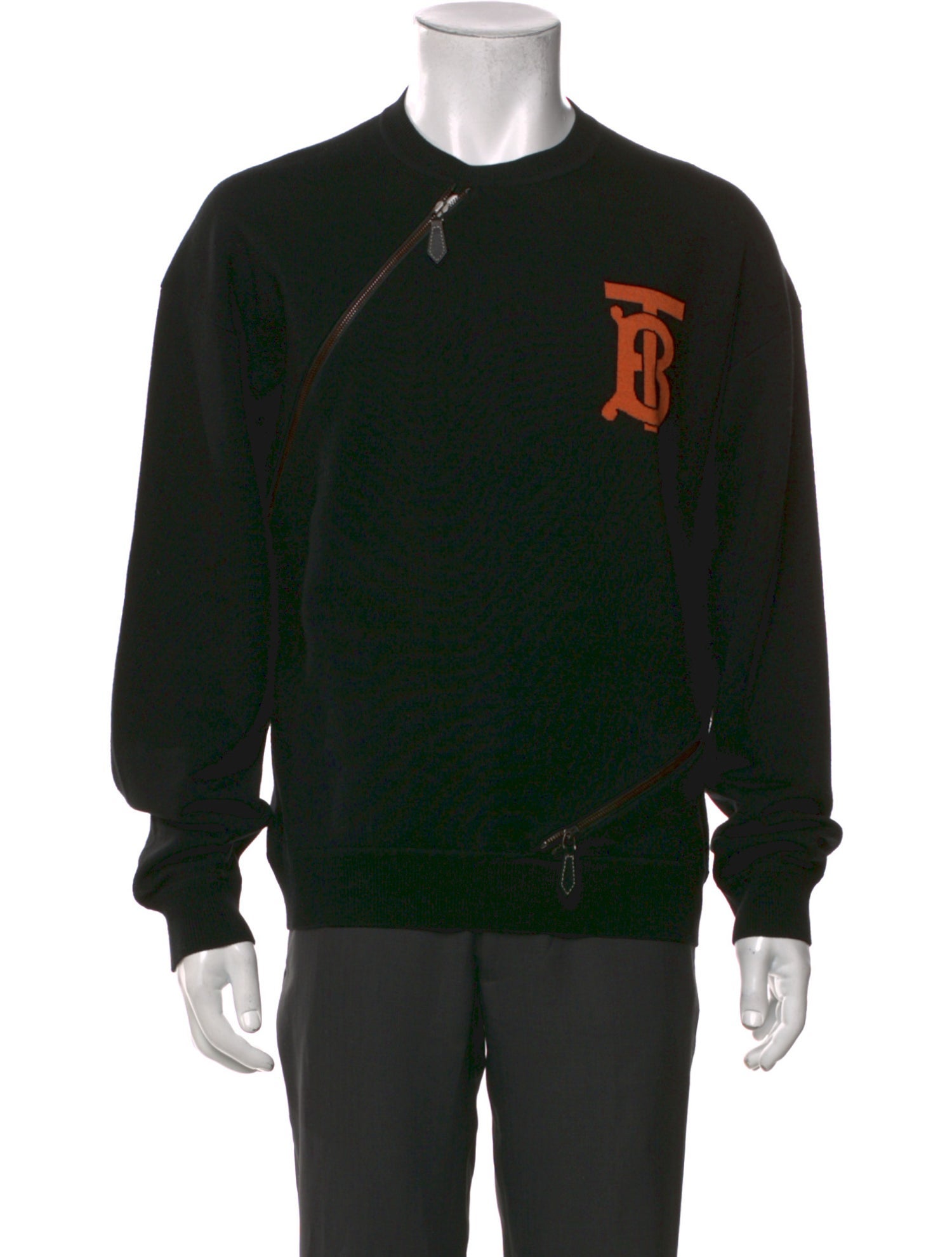 Burberry Merino Wool Graphic Print Pullover