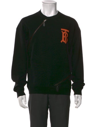 Burberry Merino Wool Graphic Print Pullover