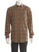 Burberry House Check Pattern Long Sleeve Dress Shirt