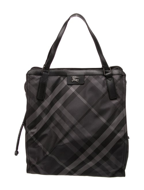 Burberry Smoked Check Top Handle Bag