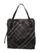 Burberry Smoked Check Top Handle Bag