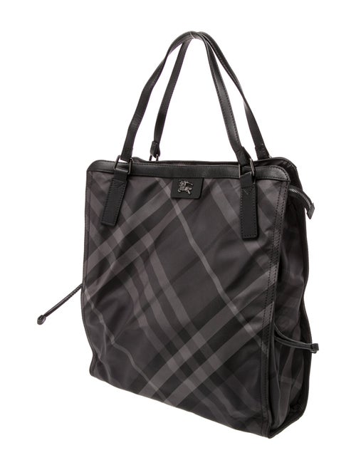 Burberry Smoked Check Top Handle Bag