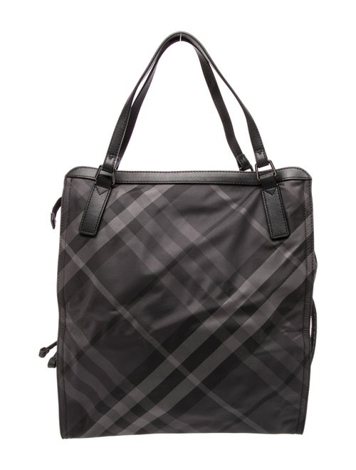 Burberry Smoked Check Top Handle Bag