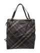 Burberry Smoked Check Top Handle Bag