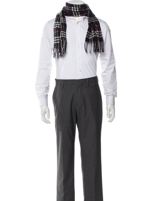 Burberry Cashmere Nova Check Pattern Scarf