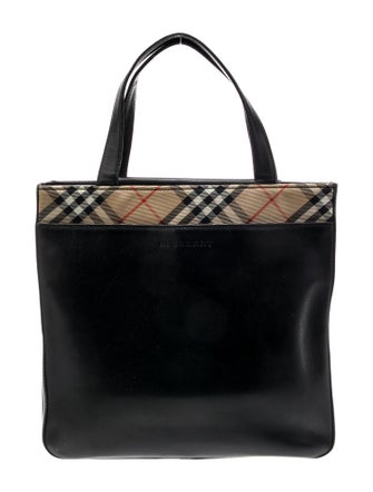 Burberry Nova Check Top Handle Bag