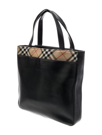 Burberry Nova Check Top Handle Bag