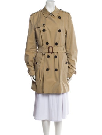 Burberry House Check Pattern Trench Coat