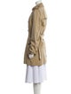 Burberry House Check Pattern Trench Coat