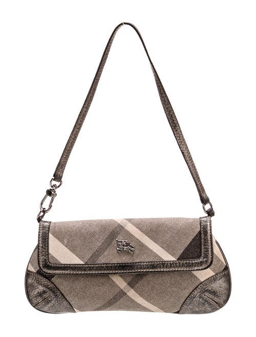 Burberry Beat Check Top Handle Bag
