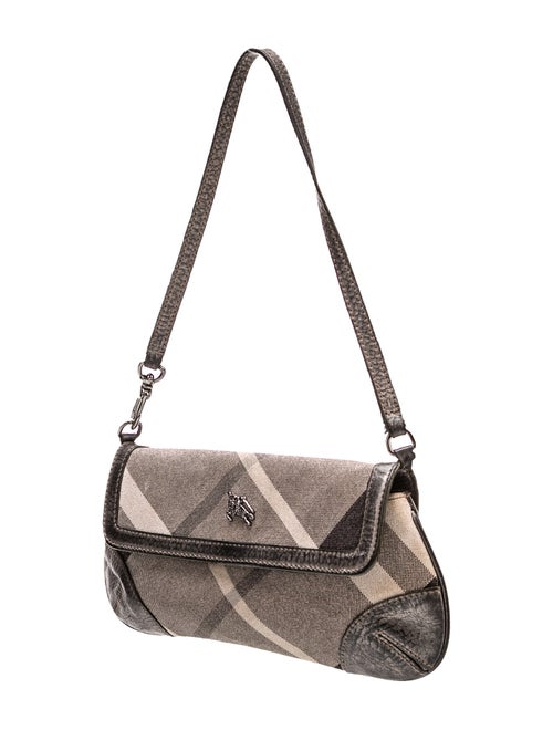 Burberry Beat Check Top Handle Bag