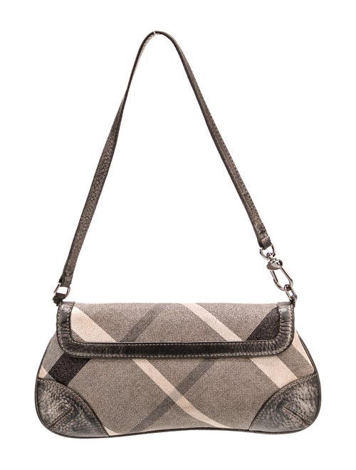 Burberry Beat Check Top Handle Bag
