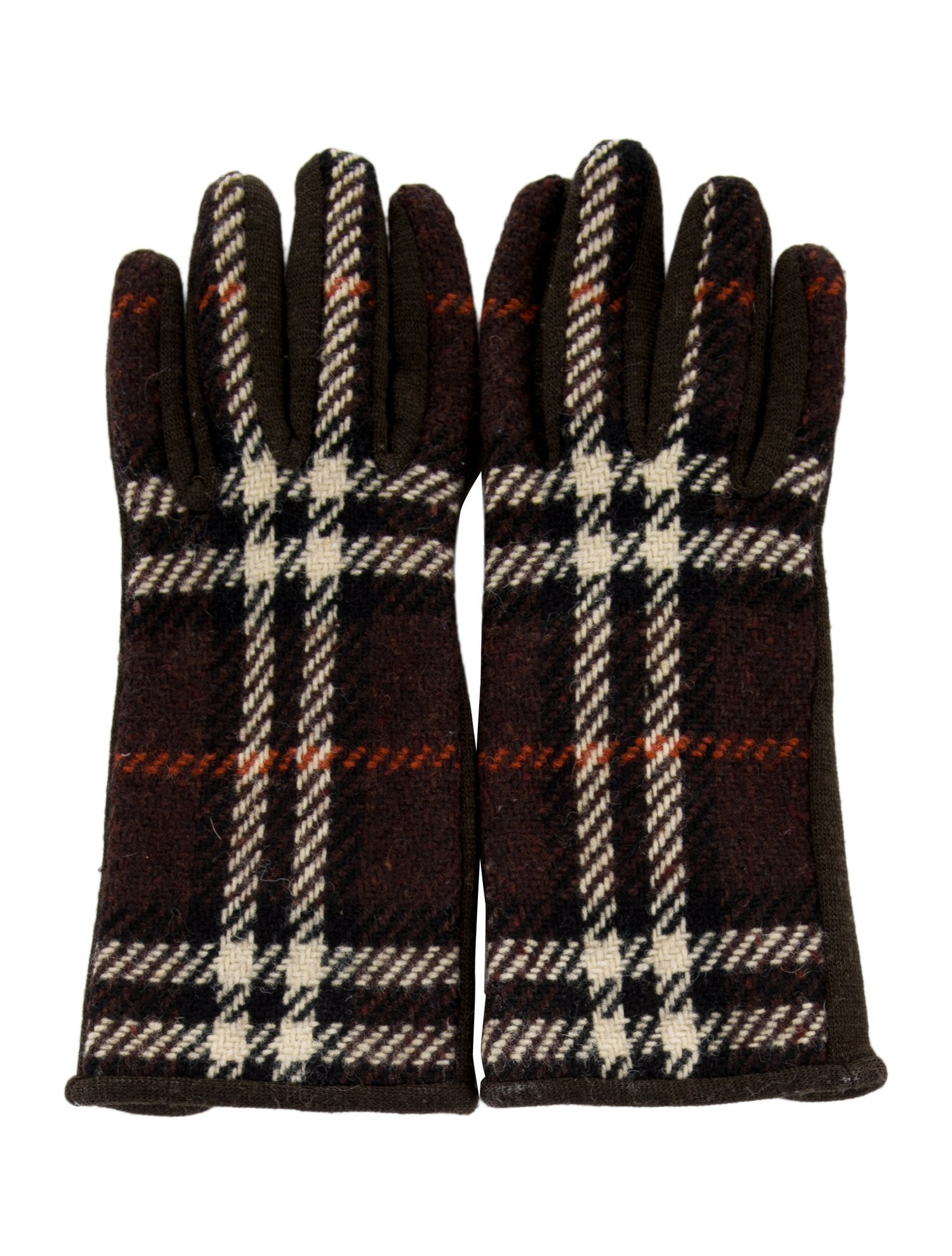 Burberry Wool Printed Gloves