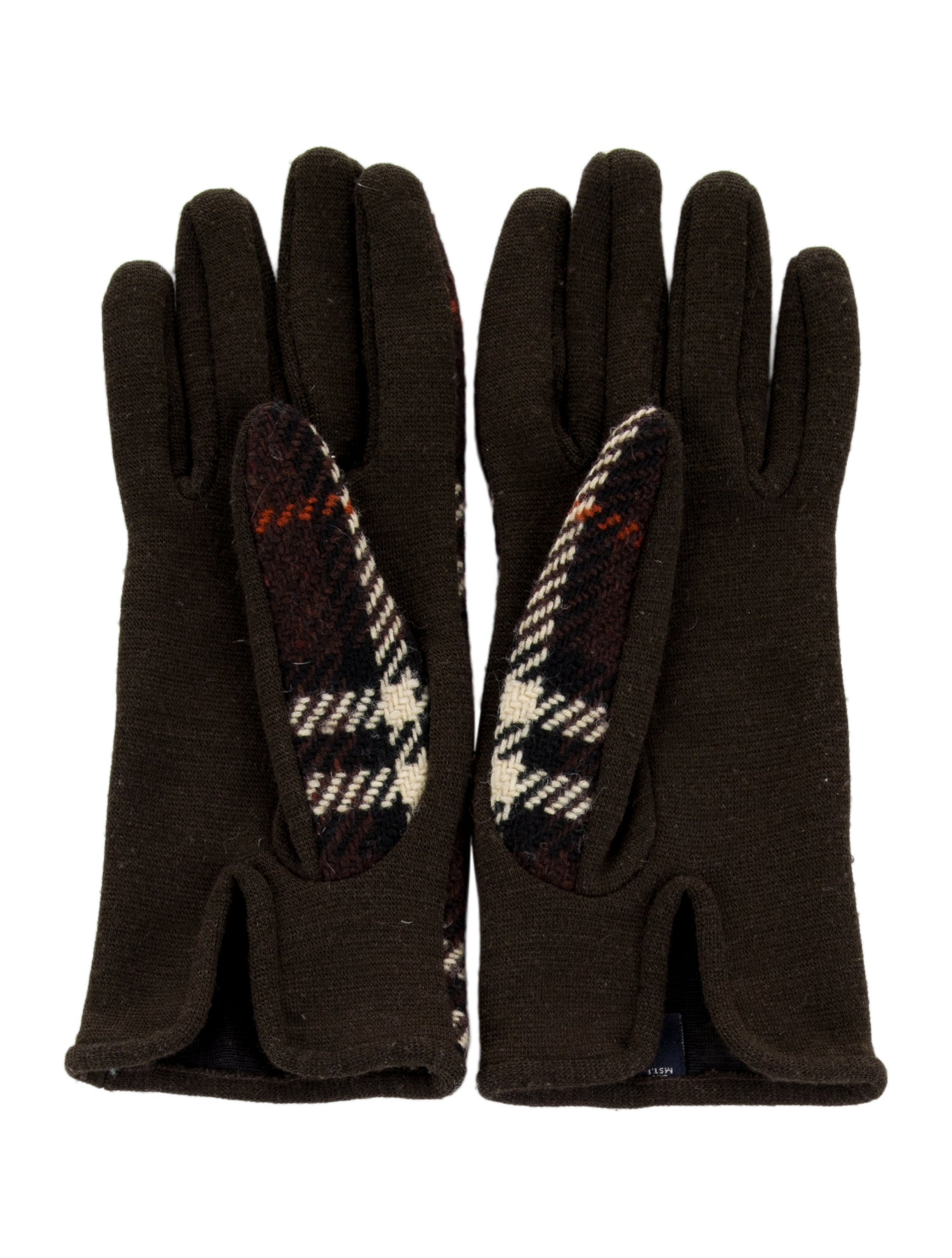 Burberry Wool Printed Gloves