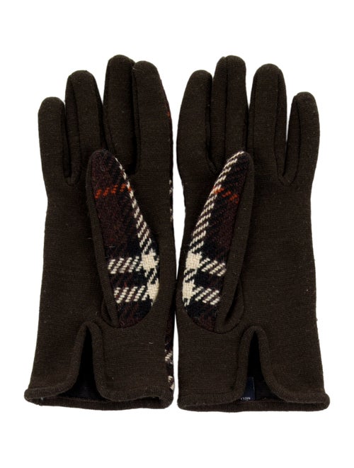 Burberry Wool Printed Gloves