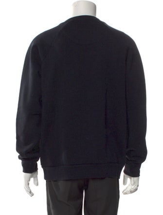 Burberry Plaid Print Crew Neck Sweatshirt