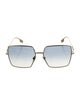 Burberry House Check Pattern Oversize Sunglasses