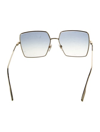 Burberry House Check Pattern Oversize Sunglasses