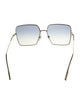 Burberry House Check Pattern Oversize Sunglasses