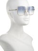 Burberry House Check Pattern Oversize Sunglasses