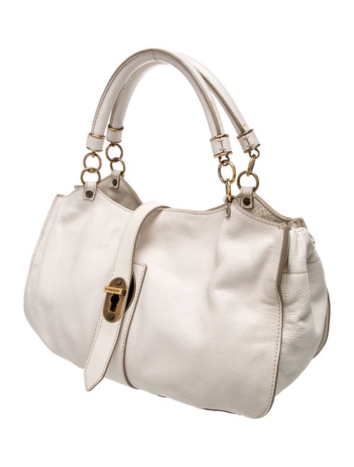 Burberry Leather Creighton Hobo Medium