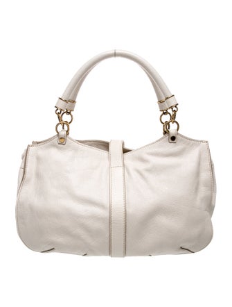 Burberry Leather Creighton Hobo Medium