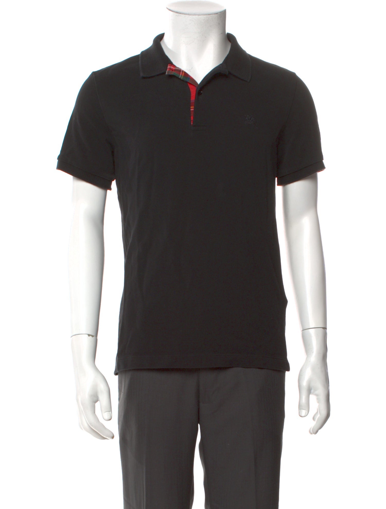 Burberry Nova Check Pattern Collar Polo Shirt