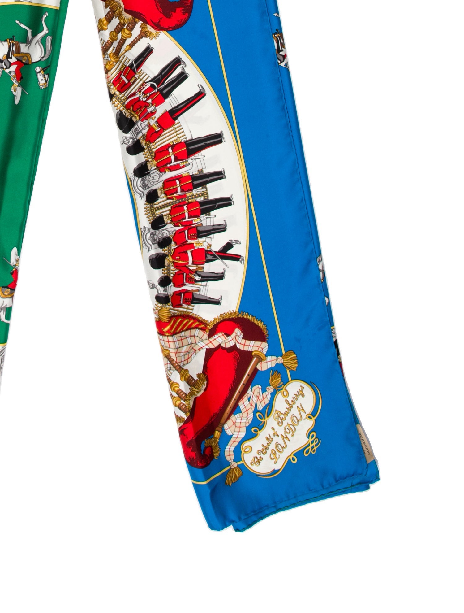 Burberry Silk Printed Scarf w/ Tags