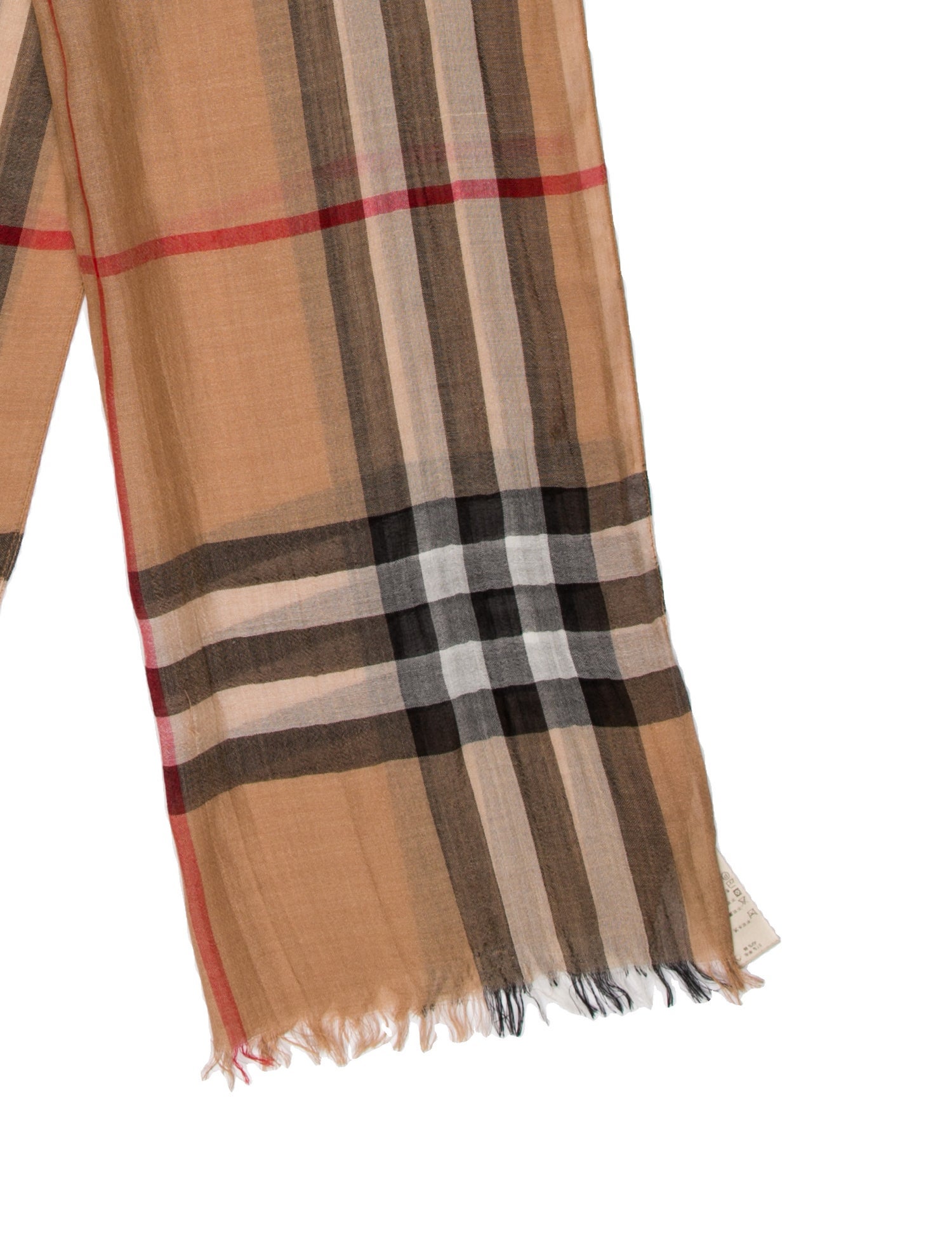 Burberry Virgin Wool Striped Scarf