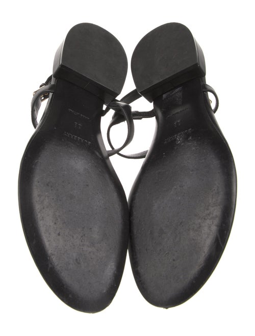 Burberry Leather T-Strap Sandals