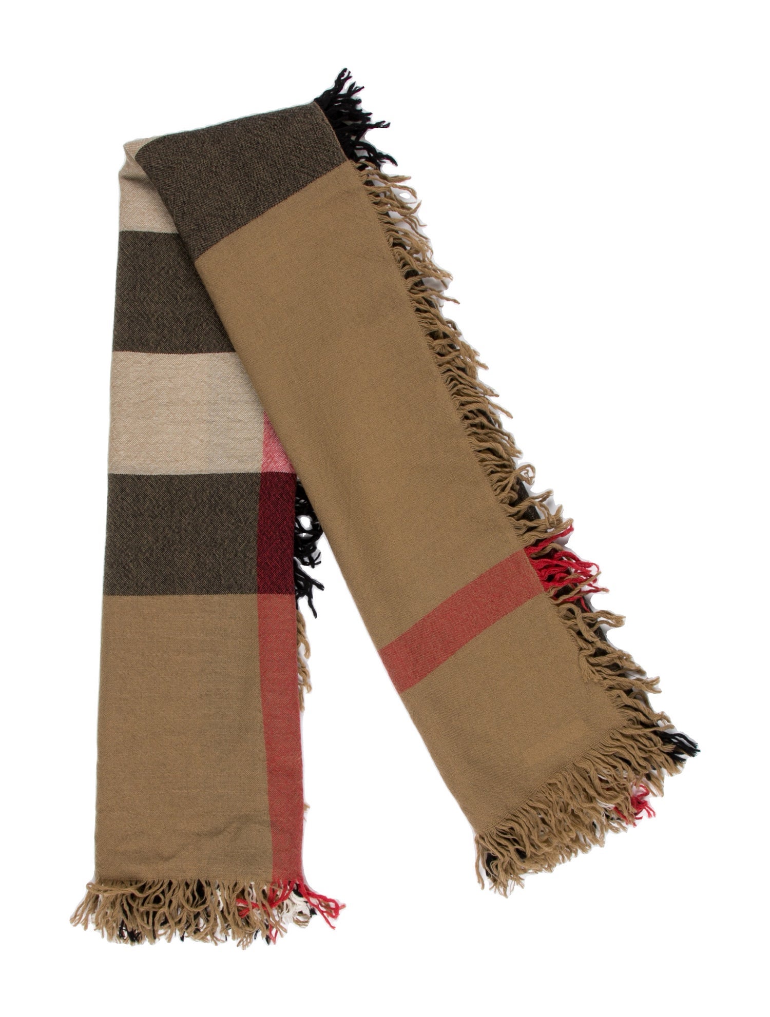 Burberry Merino Wool House Check Pattern Scarf w/ Tags