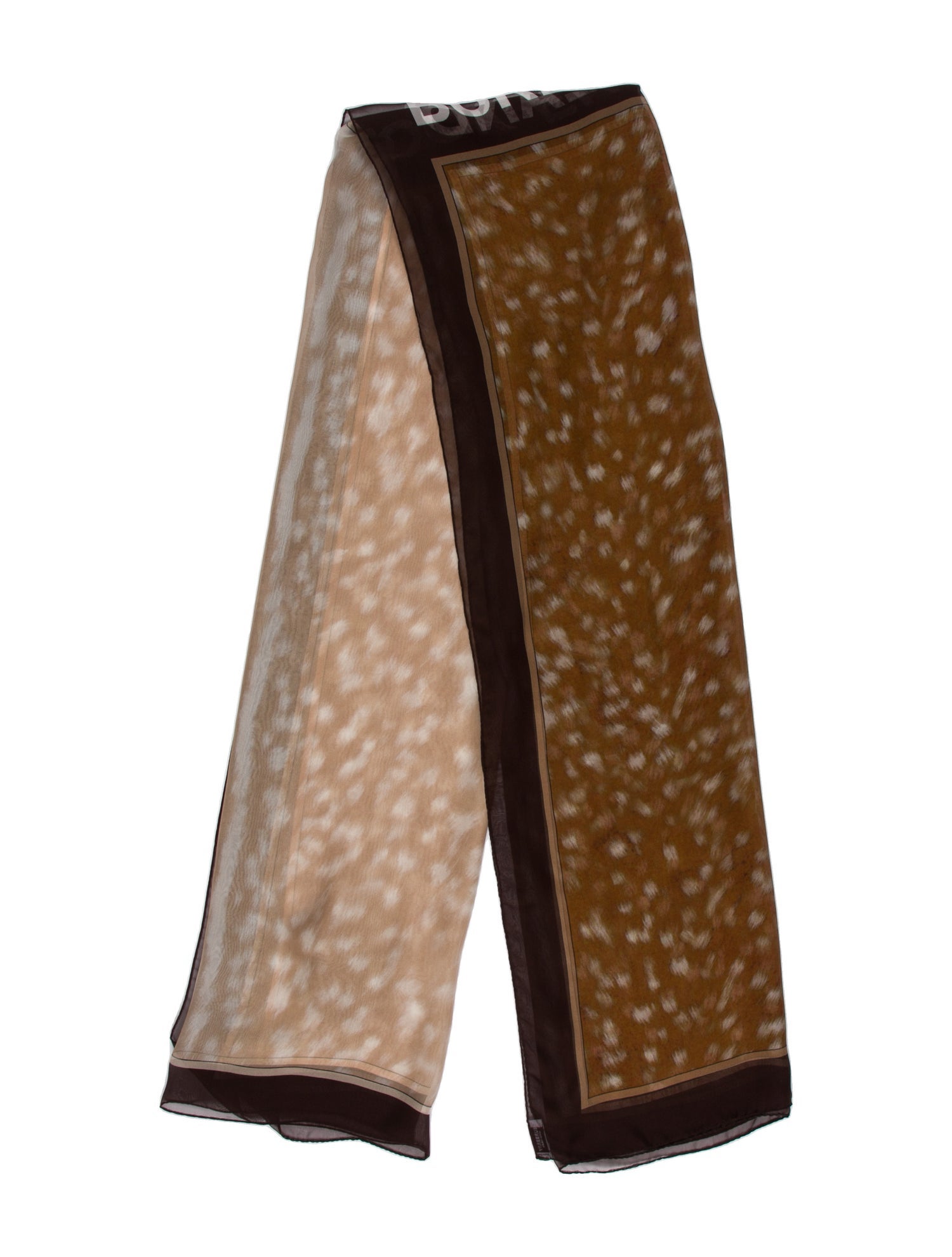 Burberry Silk Animal Print Scarf w/ Tags