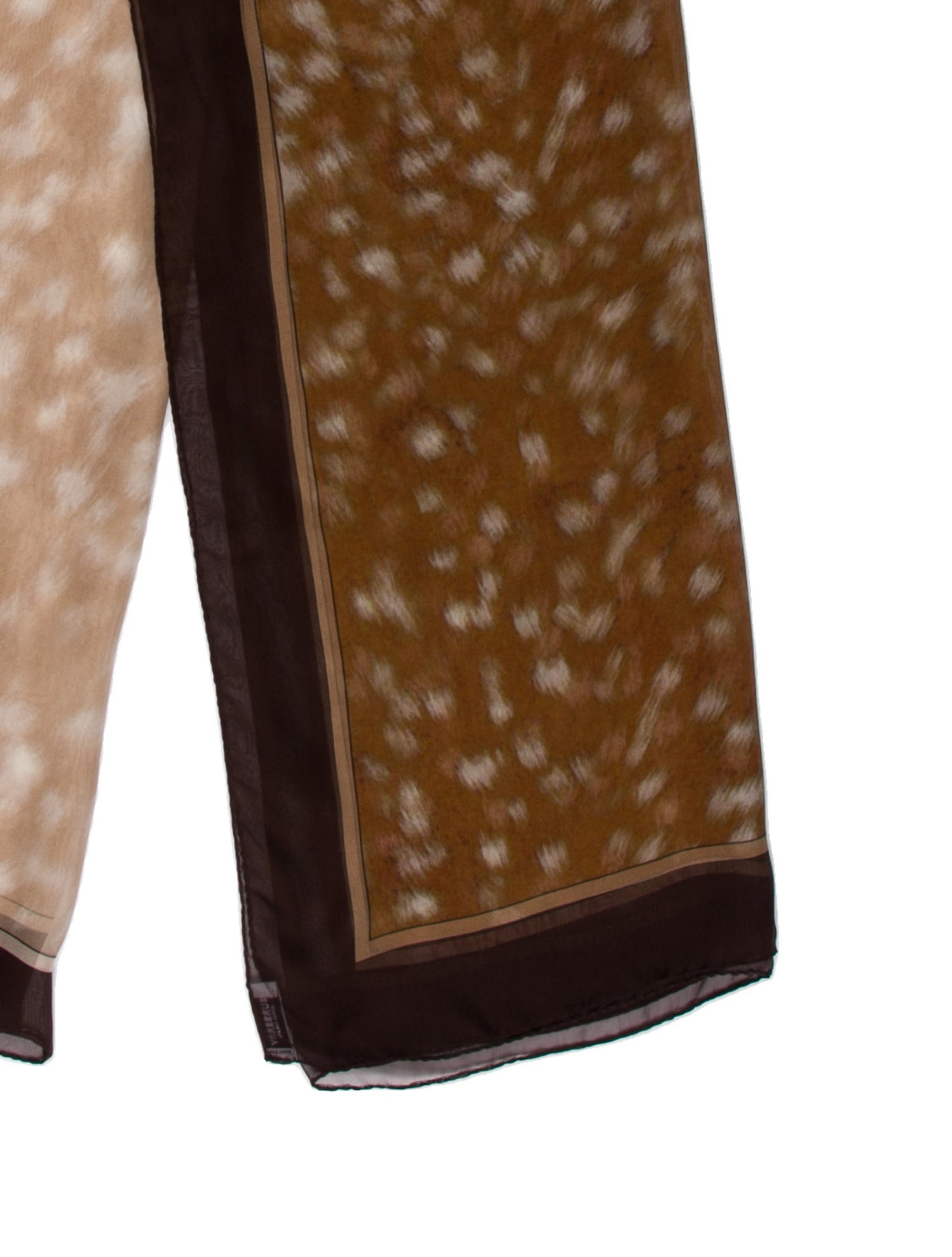 Burberry Silk Animal Print Scarf w/ Tags