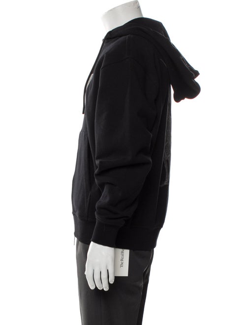 Burberry House Check Pattern Mock Neck Hoodie