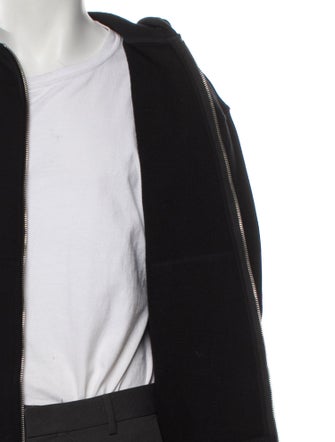 Burberry House Check Pattern Mock Neck Hoodie