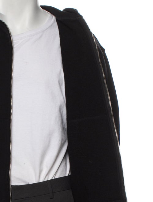 Burberry House Check Pattern Mock Neck Hoodie