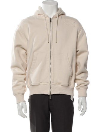 Burberry V-Neck Long Sleeve Hoodie