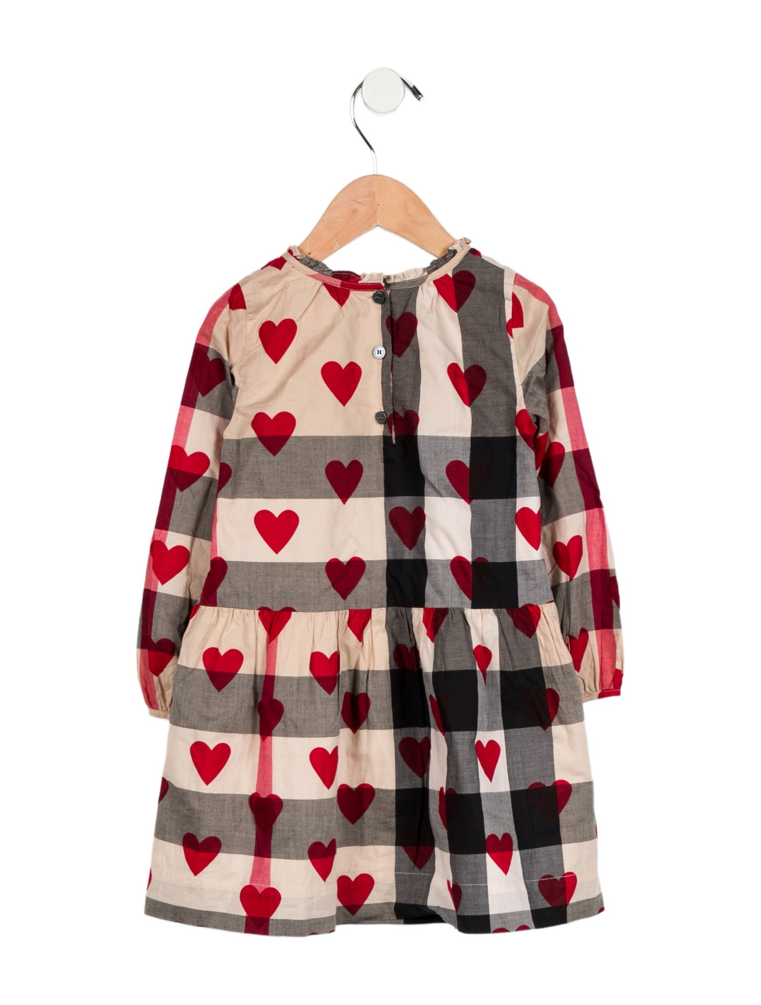 Burberry Girls' Heart Print Dress
