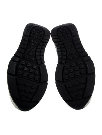 Burberry Leather Striped Sneakers