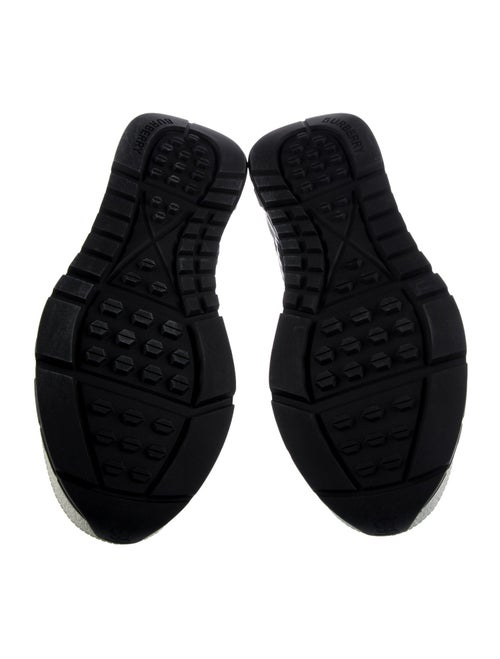 Burberry Leather Striped Sneakers