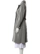 Burberry London Virgin Wool Fur Coat