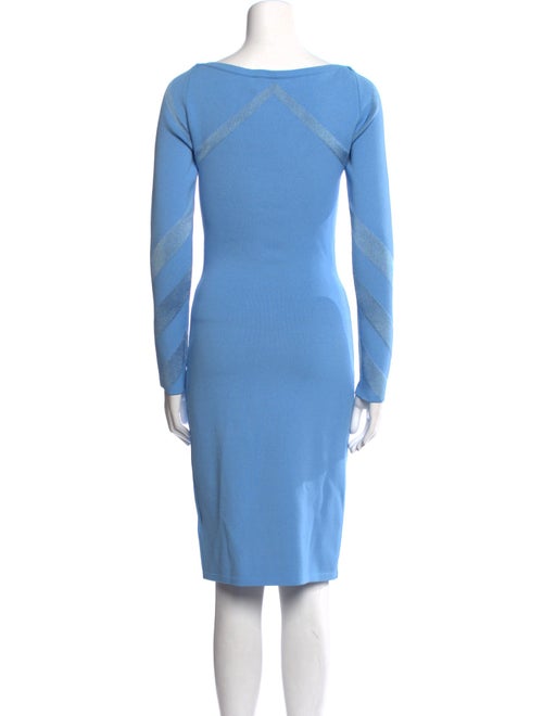 Burberry V-Neck Knee-Length Dress