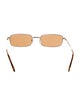 DMY by DMY Nova Check Pattern Square Sunglasses