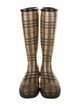 Burberry Rubber Printed Rain Boots