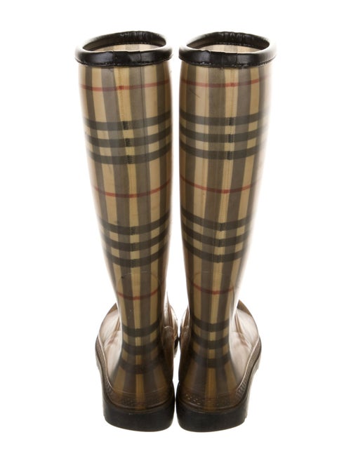 Burberry Rubber Printed Rain Boots